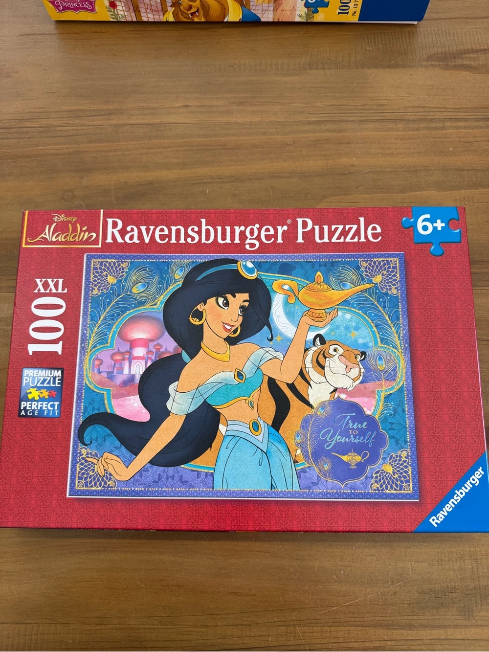 Ravensburger Disney Aladdin Jasmine & Rajah 100-Piece Kids Puzzle XXL
